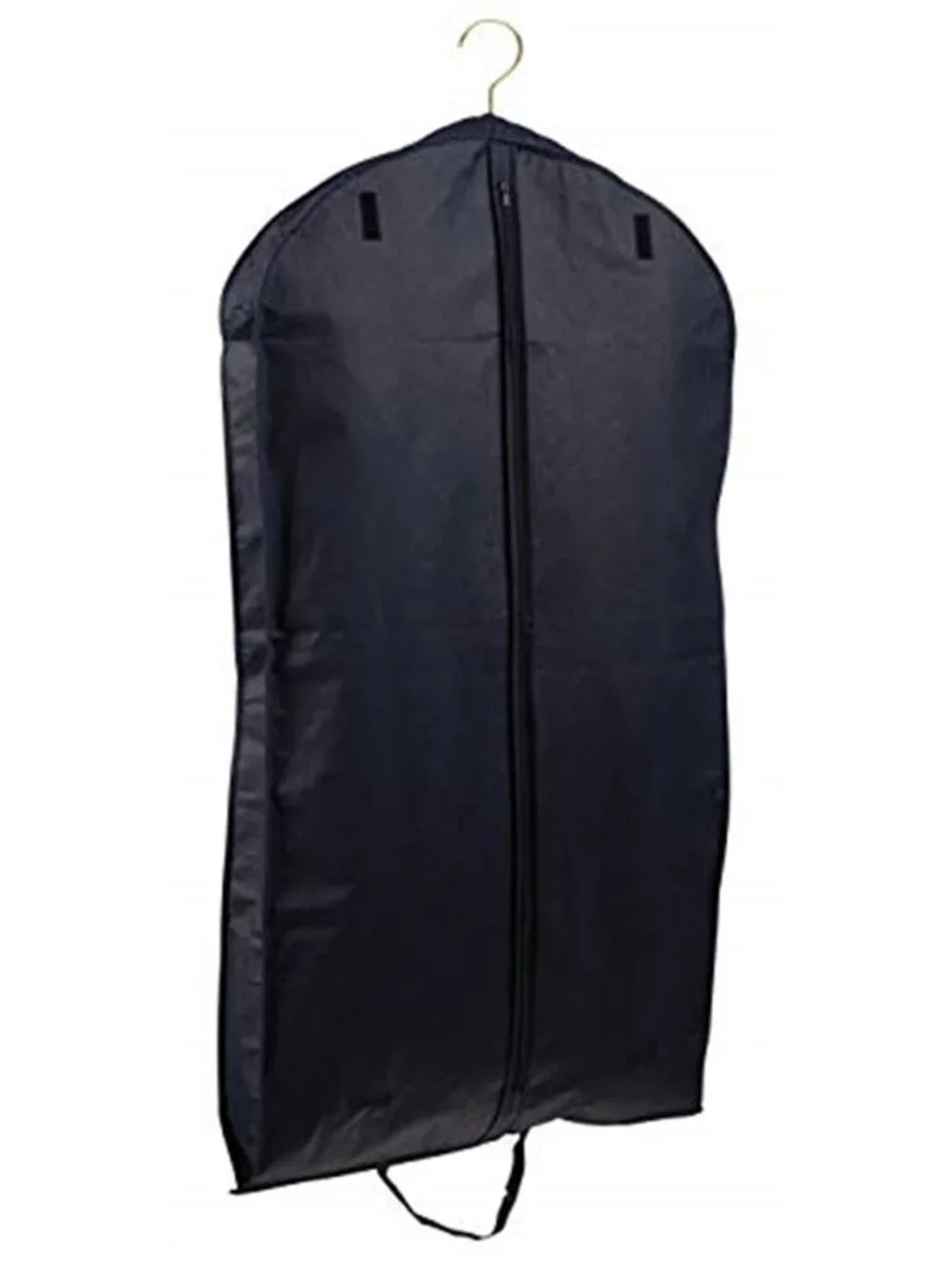 Black Garment Bag Suit Dress Coat Storage Travel Hanging Clothes Protector